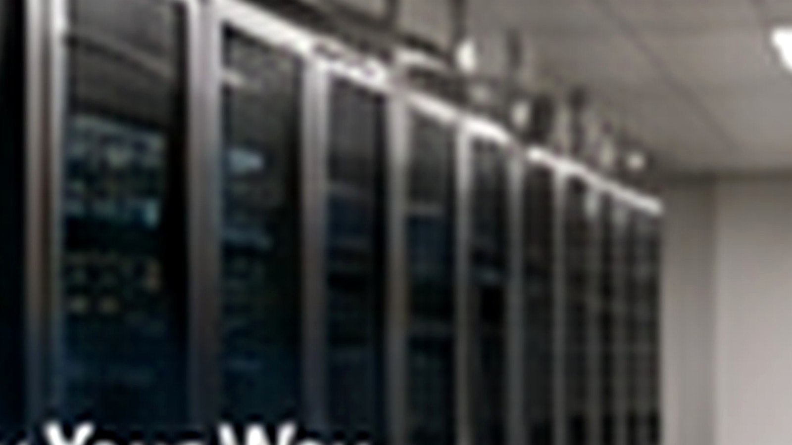 Secure data center representing client-hosted parking software deployment